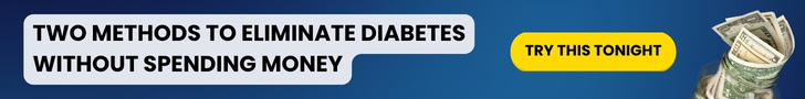 Eliminate Diabetes banner, explaining that dont need big money scams to help fix common issues.